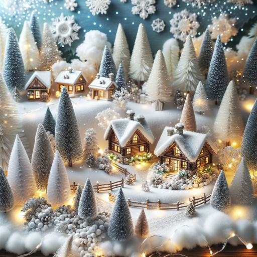Radiant Winter Wonderland Paint By Color