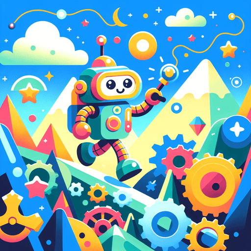 Adventurous Robot Paint By Color