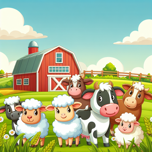 Farmyard Animal Fun Painting Diamond Kit