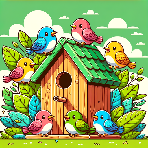 Blissful Birdhouse Diamonded Painting Kits