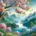 Serene Japanese Landscape Diamonded Painting Kits