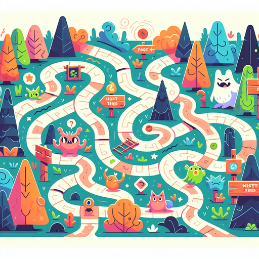 Fantasy Forest Maze Diamond Painting