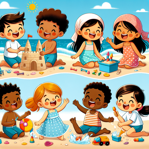 Sunny Seaside Adventure Paint By Color