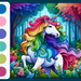 Magical Unicorn Fantasy Diamonded Painting Kits