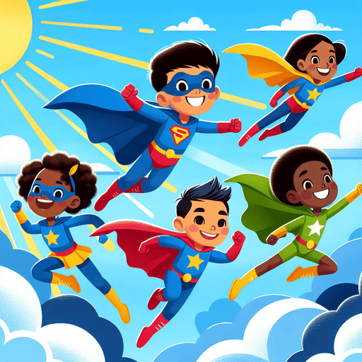 Cheerful Superhero Kids Diamonded Painting Kits