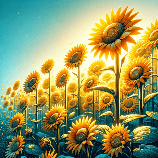 Sunflower Sunrise Paint By Color