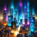 Energetic City Skyline Paint By Color