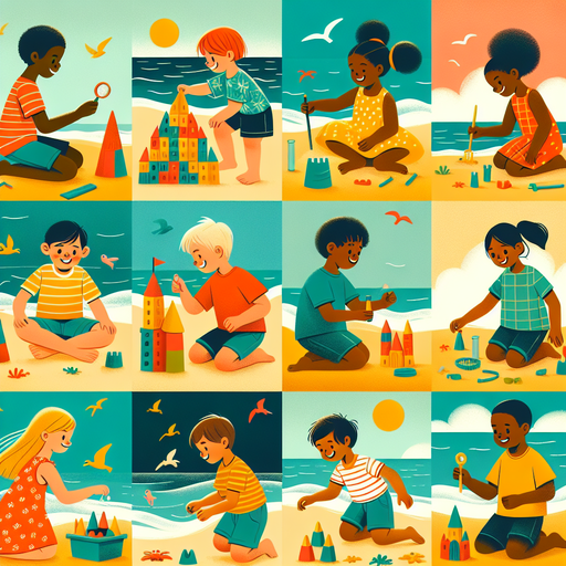 Seaside Adventure Day Painting Diamond Kit