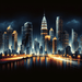 Dynamic City Nights Painting By Diamonds Kit