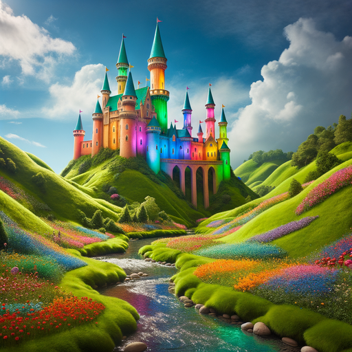 Charming Fairytale Castle Paint By Diamonds