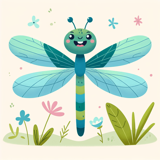 Dandy Dragonfly Paint By Color
