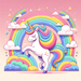 Rainbow Unicorn Dreams Paint By Diamonds Kits