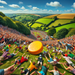 Cheese Rolling Festival - Gloucestershire Paint By Diamond