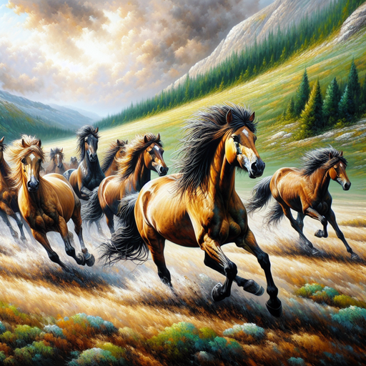 Wild Horse Adventure Paint By Diamonds Kits