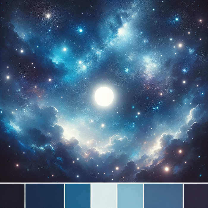 Night Sky Dreams Paint By Color