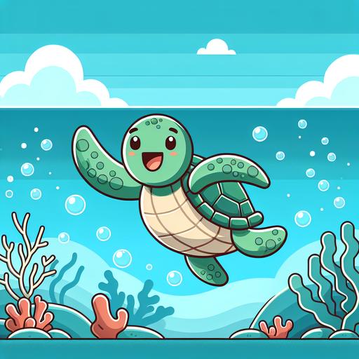 Tropical Turtle Trek Diamond Painting