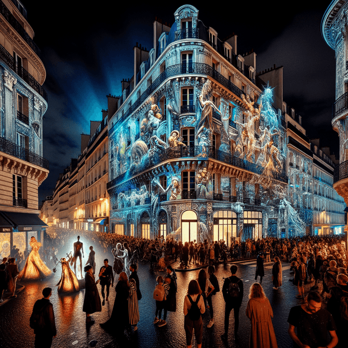 Nuit Blanche - Paris Paint By Diamond