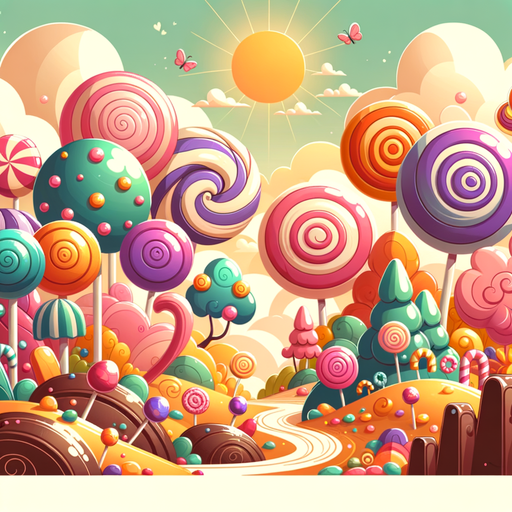 Delightful Candy Land Painting Diamond Kit