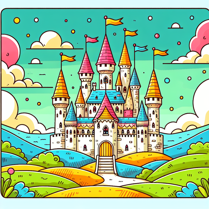 Fairy Tale Castle Fantasy Paint By Diamonds Art