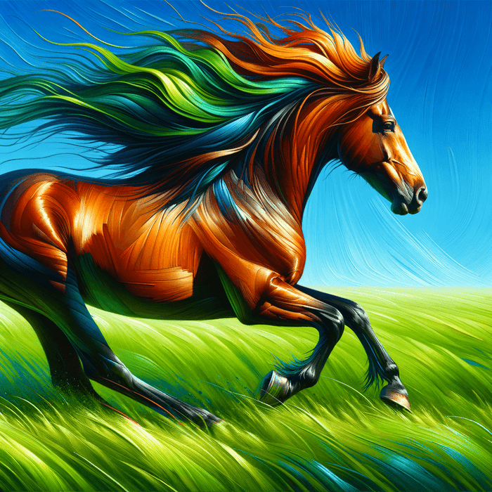 Majestic Horse Spirit Paint By Diamond