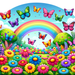 Enchanted Butterfly Garden Paint By Color