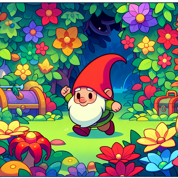 Garden Gnome's Secret Realm DIY Paint By Diamonds