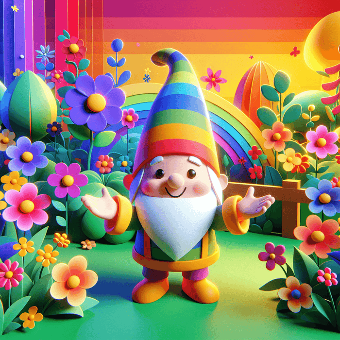 Cheerful Garden Gnome Paint By Diamonds