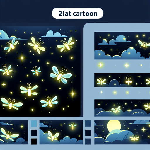 Fanciful Fireflies' Night Flight Paint By Diamond