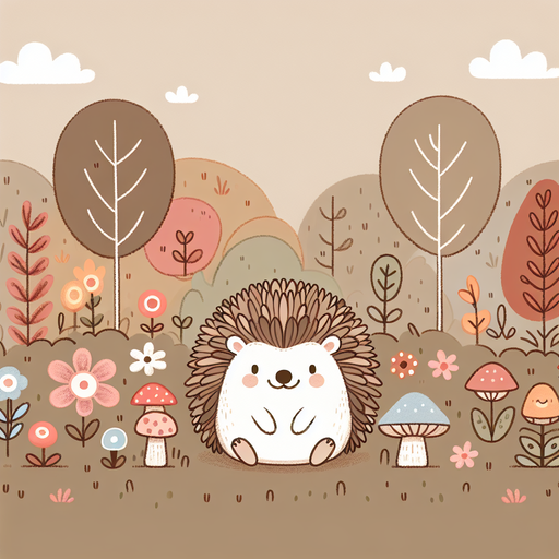Happy Hedgehog Hideout Paint By Diamonds Kits