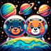 Space Explorer Bears Paint By Diamond