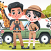 Safari Adventure Team Paint By Diamond