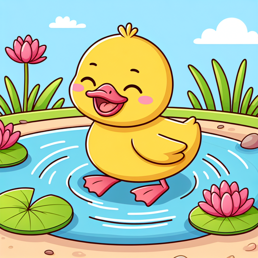 Silly Duckling Paint By Diamonds