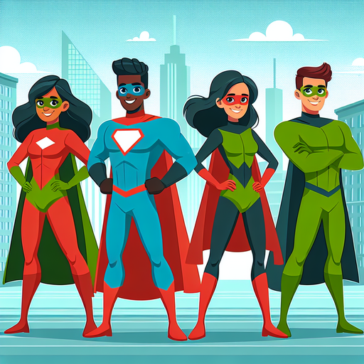 Superhero Action Squad Paint By Diamonds Kits
