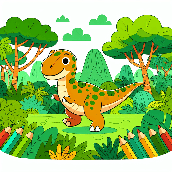 Dinosaur Discovery Journey Painting By Diamonds Kit