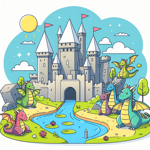Dragon Castle Quest Painting Diamond Kit