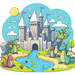 Dragon Castle Quest Painting Diamond Kit