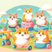 Happy Hamsters Paint By Color