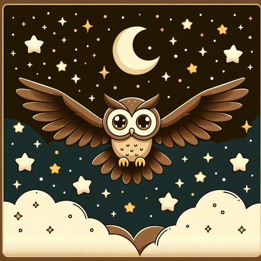 Luna The Owl's Starry Night Paint By Diamonds Art