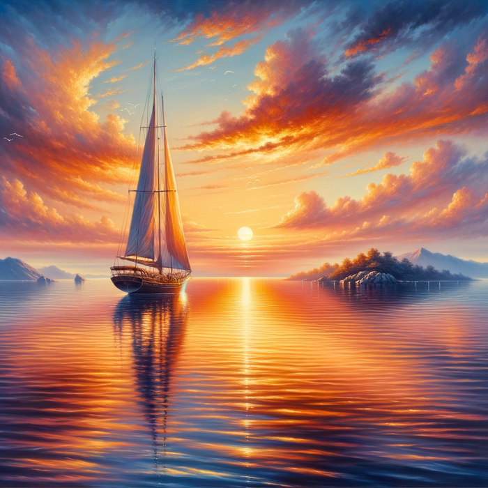 Sailing Away Paint By Diamond