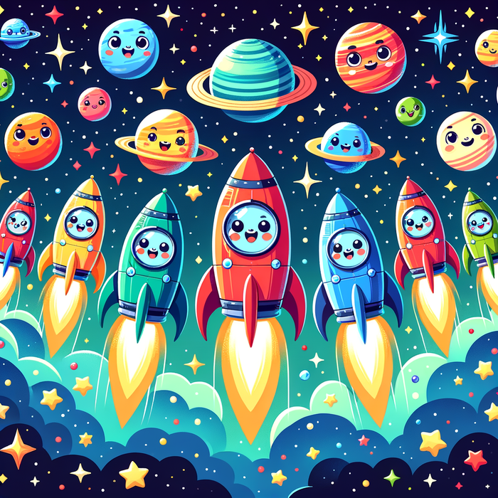 Super Space Adventure Paint By Diamonds Kits