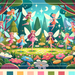 Fairy Forest Paint By Color