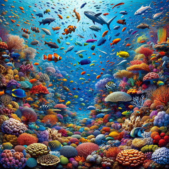 Vibrant Coral Reef Paint By Diamonds