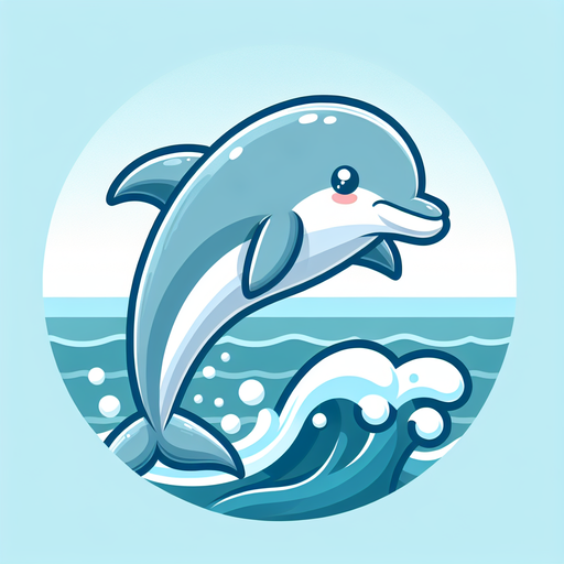 Curious Dolphin Exploration Paint By Color