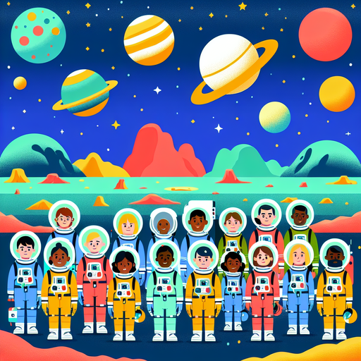 Space Pioneer Mission Diamonded Painting Kits