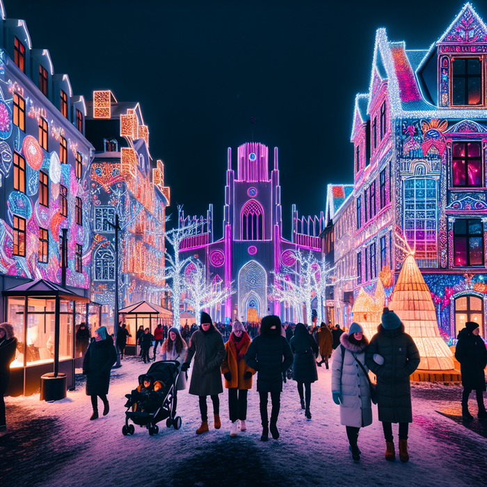 Winter Lights Festival - Reykjavík Diamonded Painting Kits