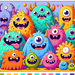 Cuddly Monsters DIY Paint By Diamonds