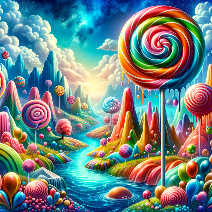 Whimsical Candy Land Paint By Diamonds