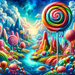 Whimsical Candy Land Paint By Diamonds