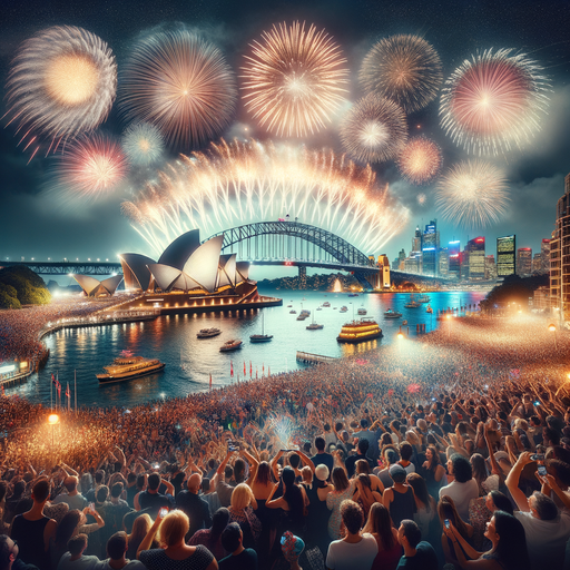 New Year’s Eve In Sydney Paint By Diamonds