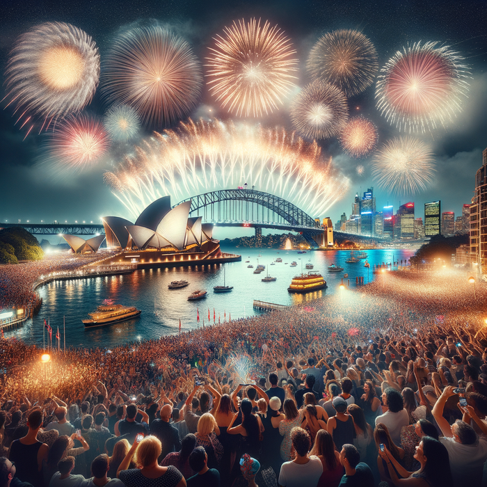 New Year’s Eve In Sydney Paint By Diamonds